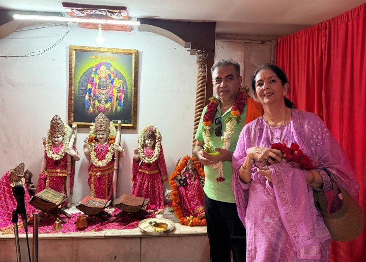 संजय टंडन ने किया हनुमान जन्मस्थल हम्पी (कर्नाटक) के दर्शन