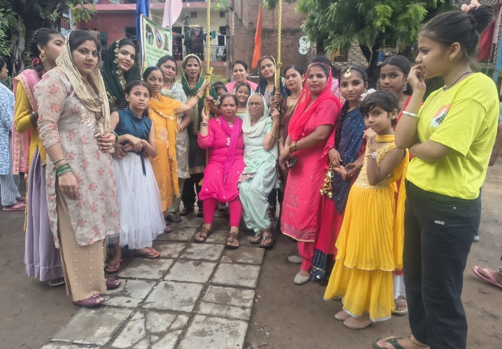 चंडीगढ़ में तीज महोत्सव का महिलाओं और बच्चों ने मनाया पारंपरिक ढंग से मनाया : रिस्पेक्ट वुमेन प्रोटेक्ट वुमेन महासभा