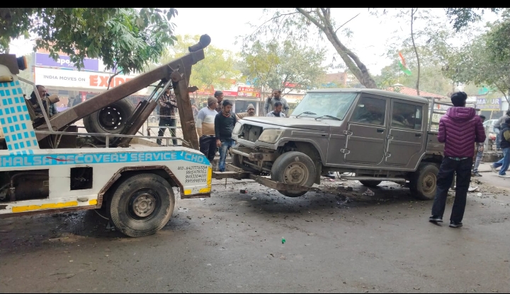 चंडीगढ़ नगर निगम ने मनीमाजरा मोटर मार्केट में 39 वाहन किये जब्त