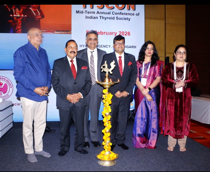 चंडीगढ़ में नेशनल थायरॉयड कॉन्फ्रेंस आयोजित, शोध, रोकथाम और गुणवत्तापूर्ण उपचार पर रहा विशेष जोर