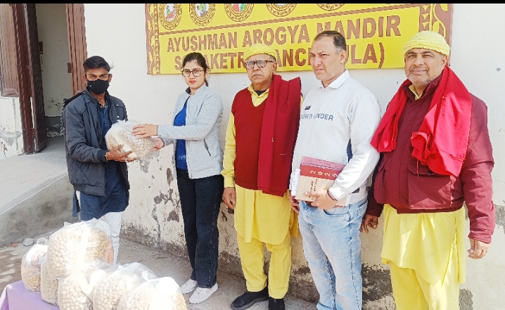 विश्वास फाउंडेशन द्वारा 100 टीबी से ग्रस्त मरीज़ो के लिए प्रोटीनयुक्त पोषक डाइट दी गई