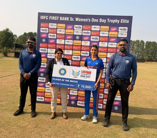 कुश की नाबाद 190 रन की पारी से यूटी के लड़के उत्तराखंड पर हावी रहे