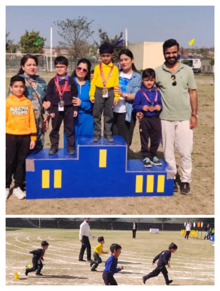 अरावली इंटरनेशनल स्कूल मे फन रेस का आयोजन किया गया